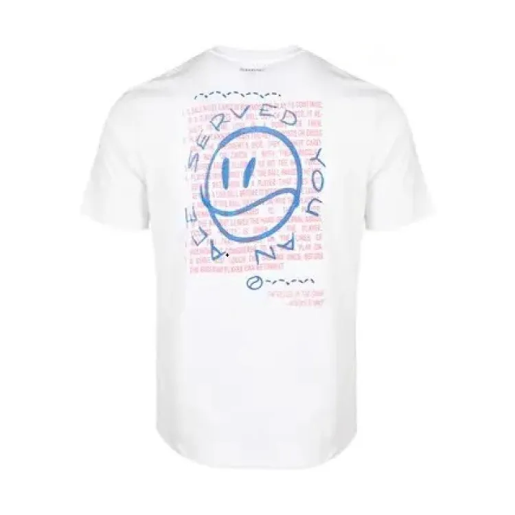 Adidas T-Shirts Men's White Crew Neck Thin Straight Fit