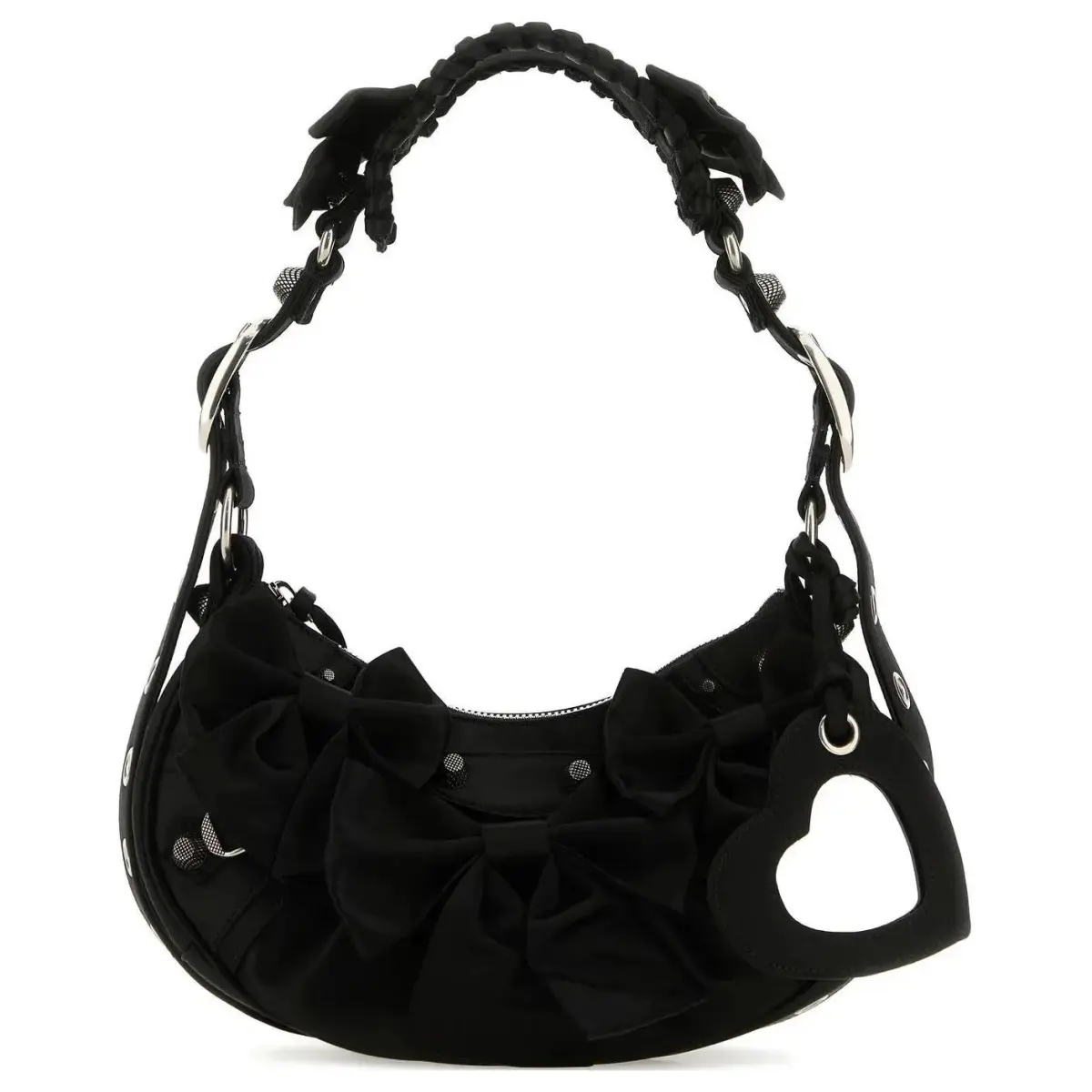 Balenciaga Le Cagole Fabric Handbag, Shoulder Bag Mini Women's Black