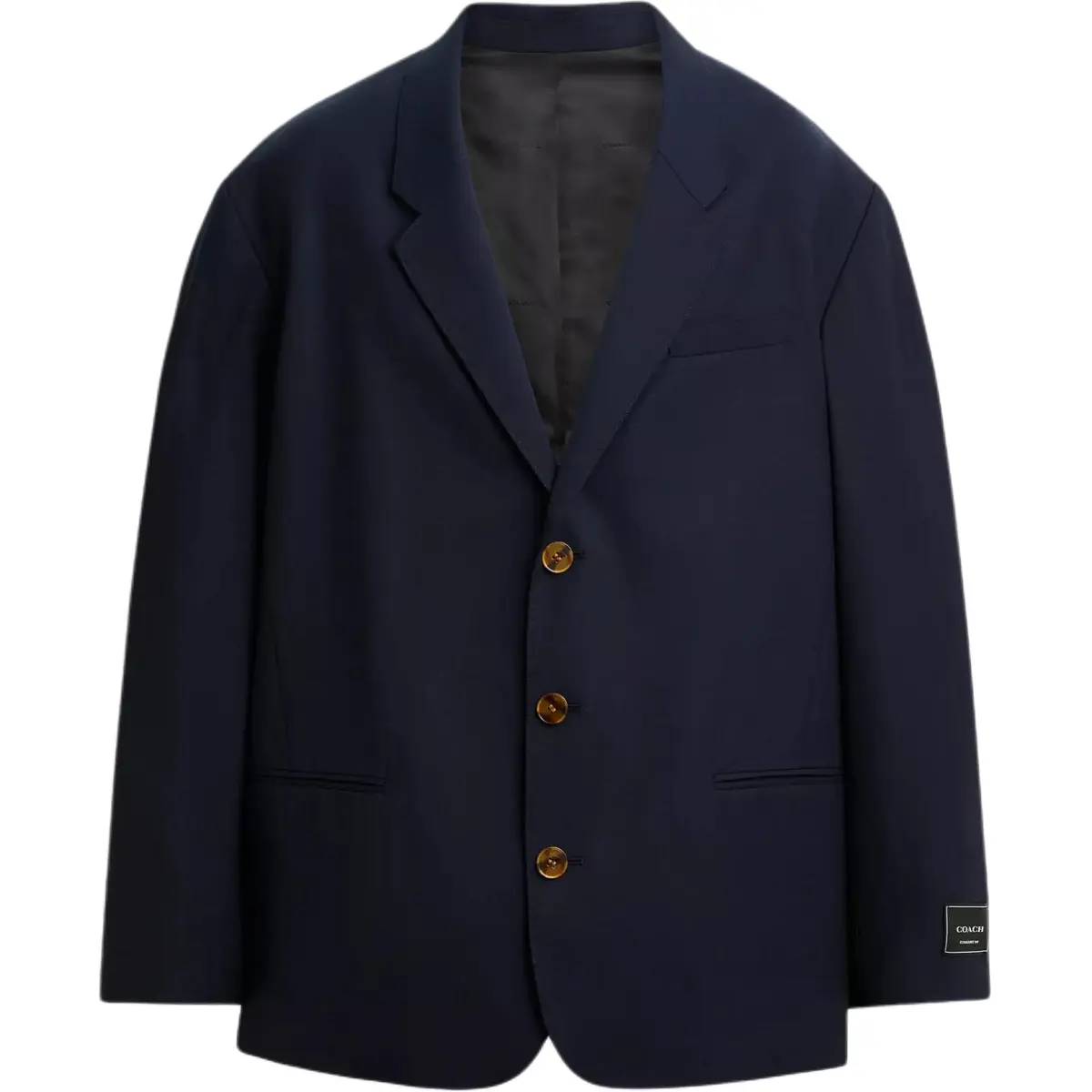 COACH Business Suit Coat Men's Navy Blue