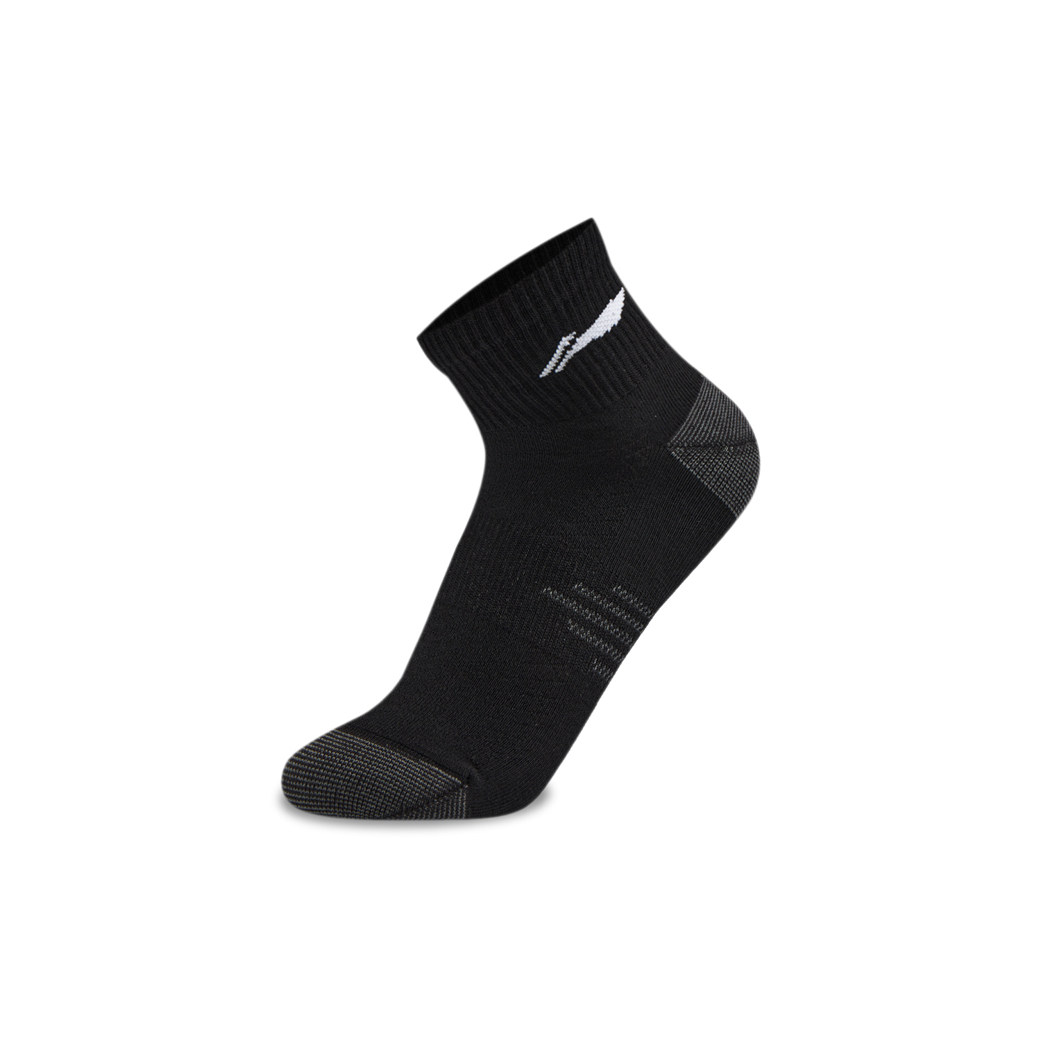 Li Ning Sports Life Collection Ankle Socks Unisex 3 Pack Black