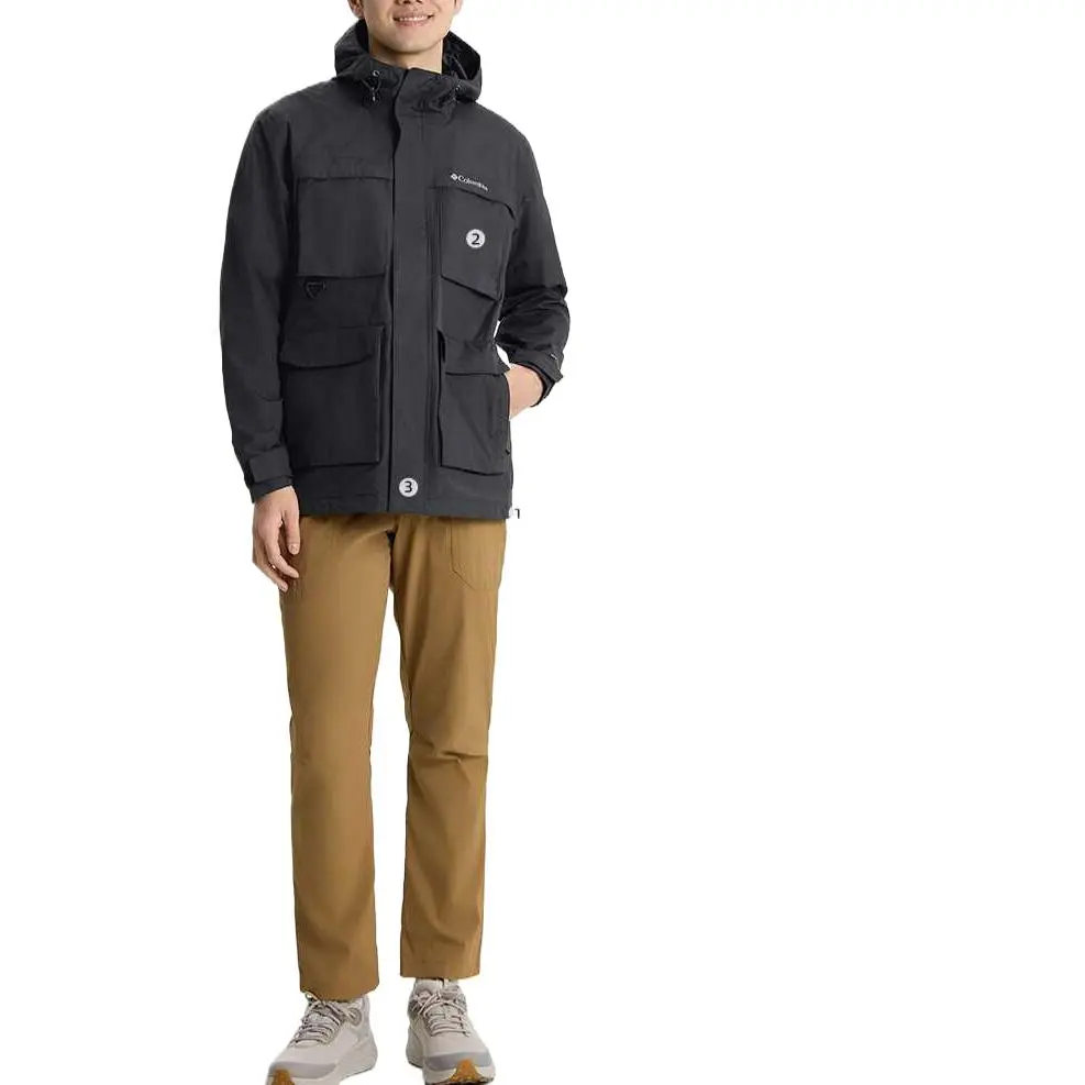 Columbia Waterproof Windbreaker Jacket Unisex Black