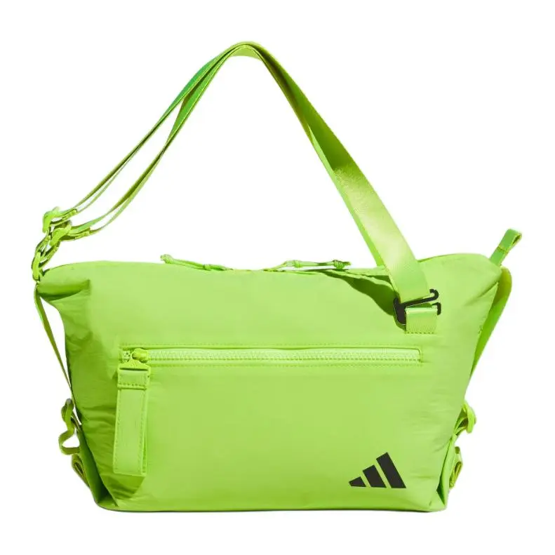 Adidas Polyester Crossbody Bag, Shoulder Bag Unisex Neon Green