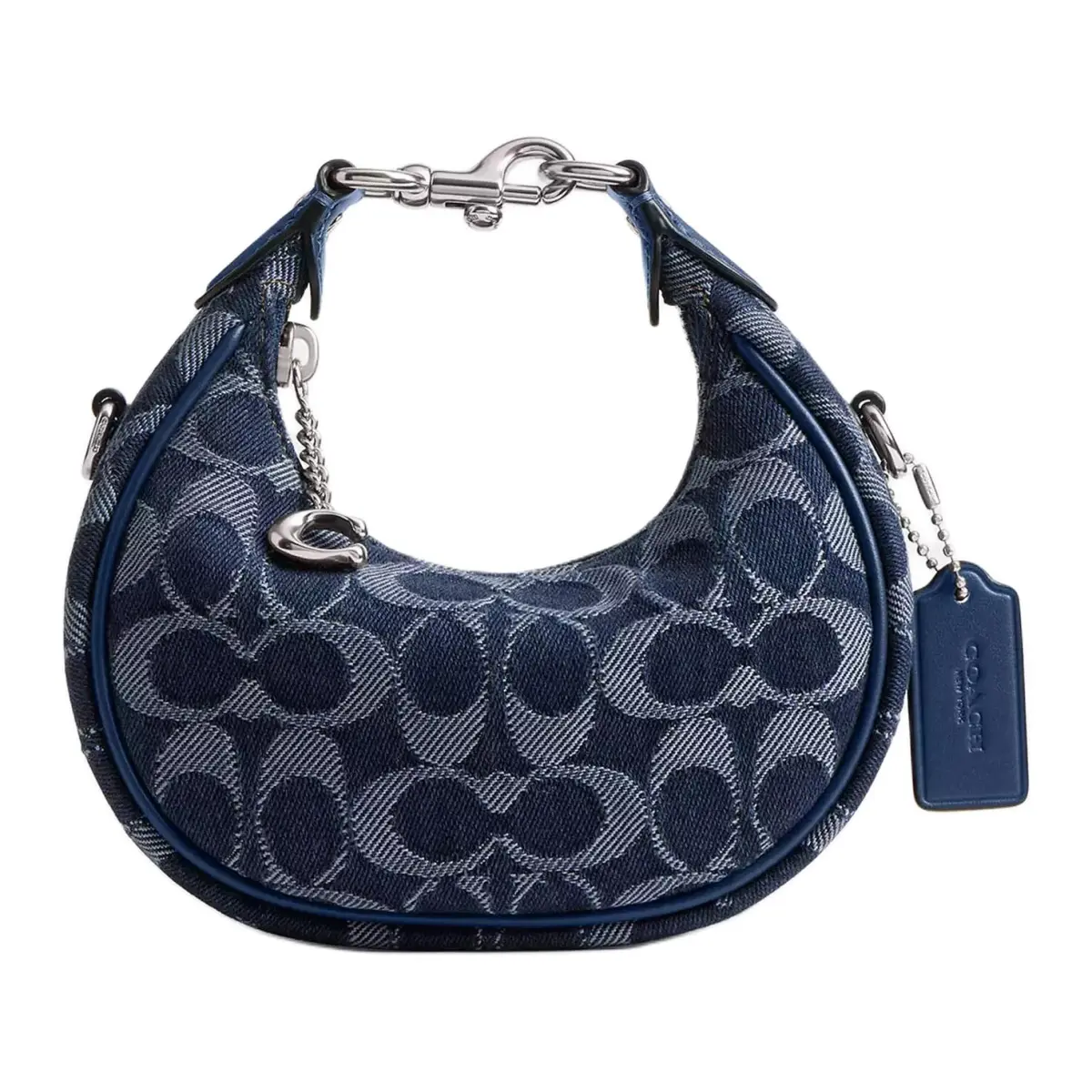 COACH JONIE Iconic Denim Shoulder Bag, Crossbody Bag, Handbag Mini Women's Blue