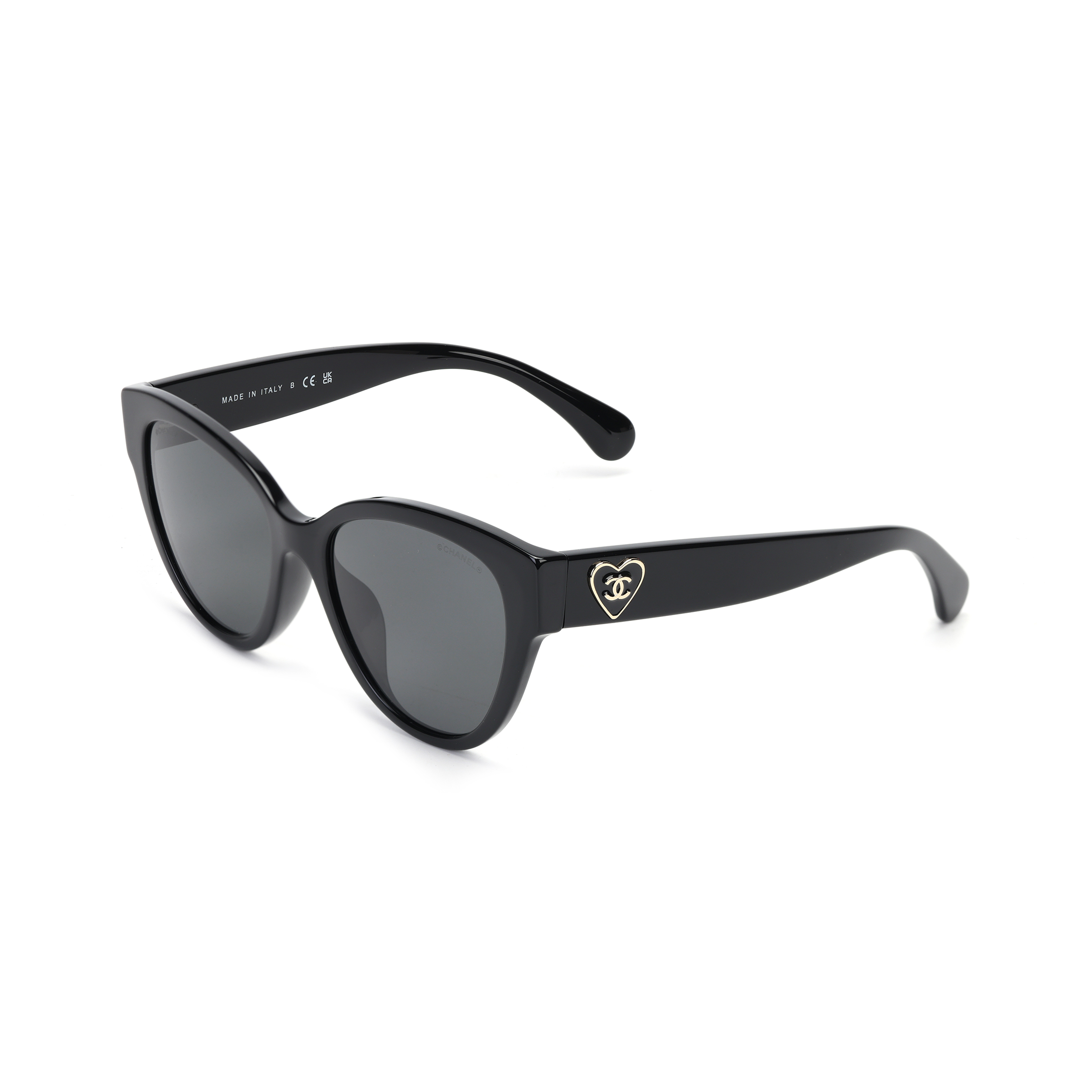 CHANEL Plate Frame Butterfly Sunglasses Unisex
