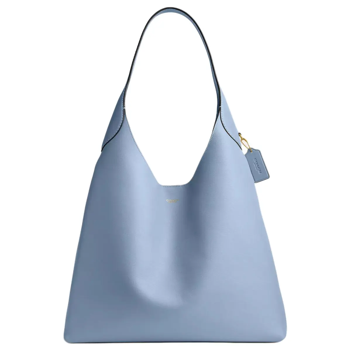 COACH Brooklyn Grain Leather Handbag, Shoulder Bag Large Women's Blue