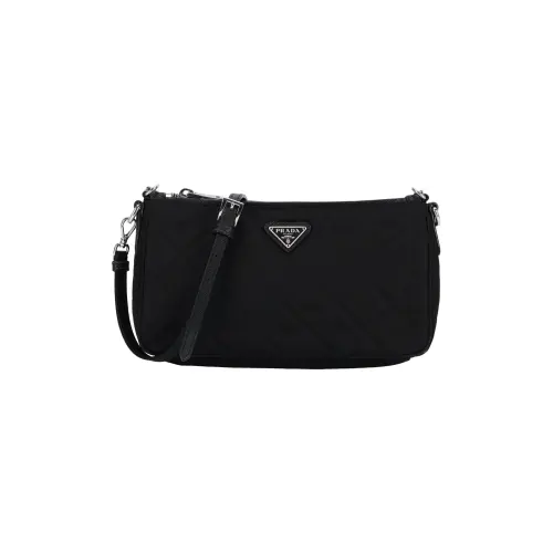 PRADA Nylon Handbag, Shoulder Bag, Crossbody Bag Regular Women's Black
