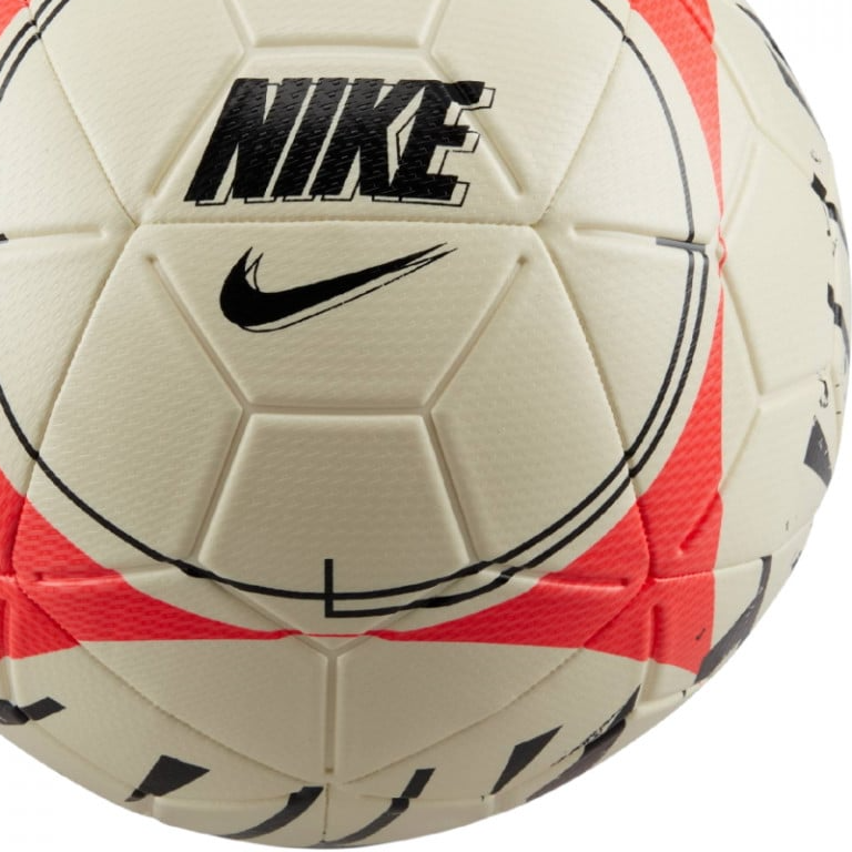 Nike Size 5 Soccer Ball Pu Unisex White Orange