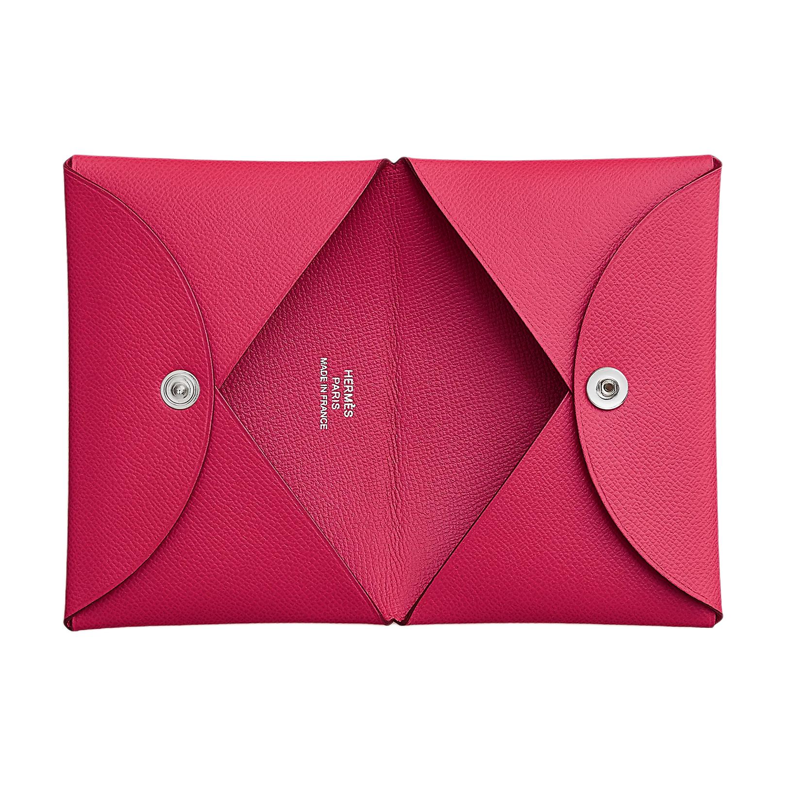 Женская сумка Hermes Calvi 7 Madame I6 Rose Extreme (ярко-розовая) — фото 2
