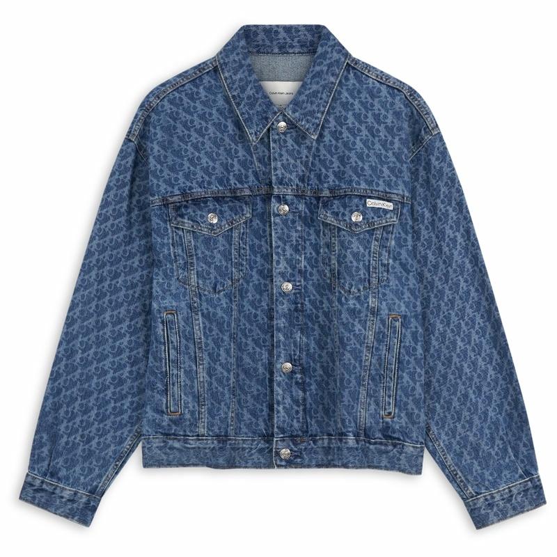 Мужская куртка CALVIN KLEIN Denim Jacket (синяя)