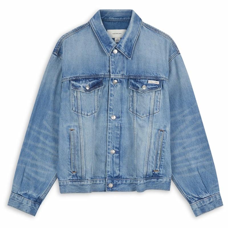 Мужская куртка CALVIN KLEIN Denim Jacket (синяя)