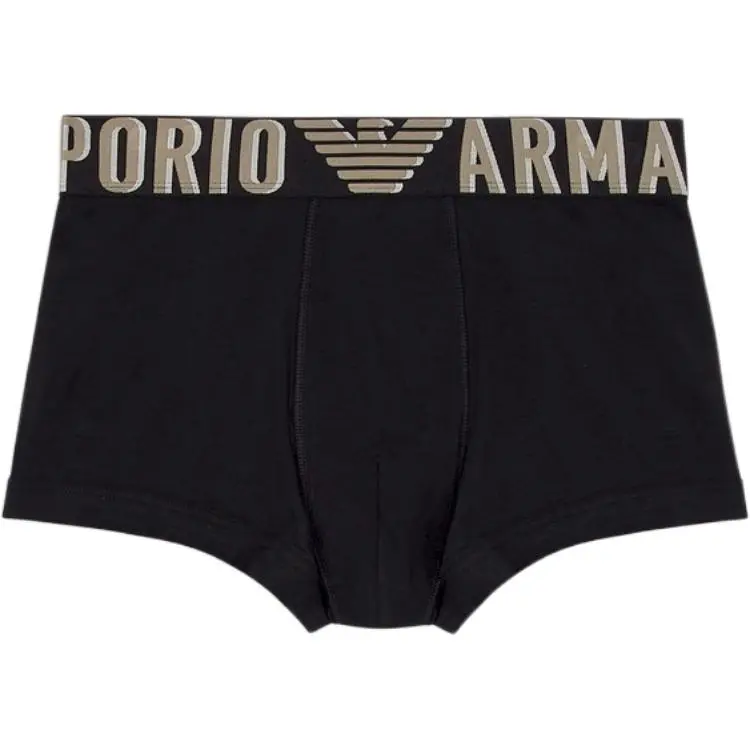 EMPORIO ARMANI Asv Megalogo Organic cotton Boxer Briefs