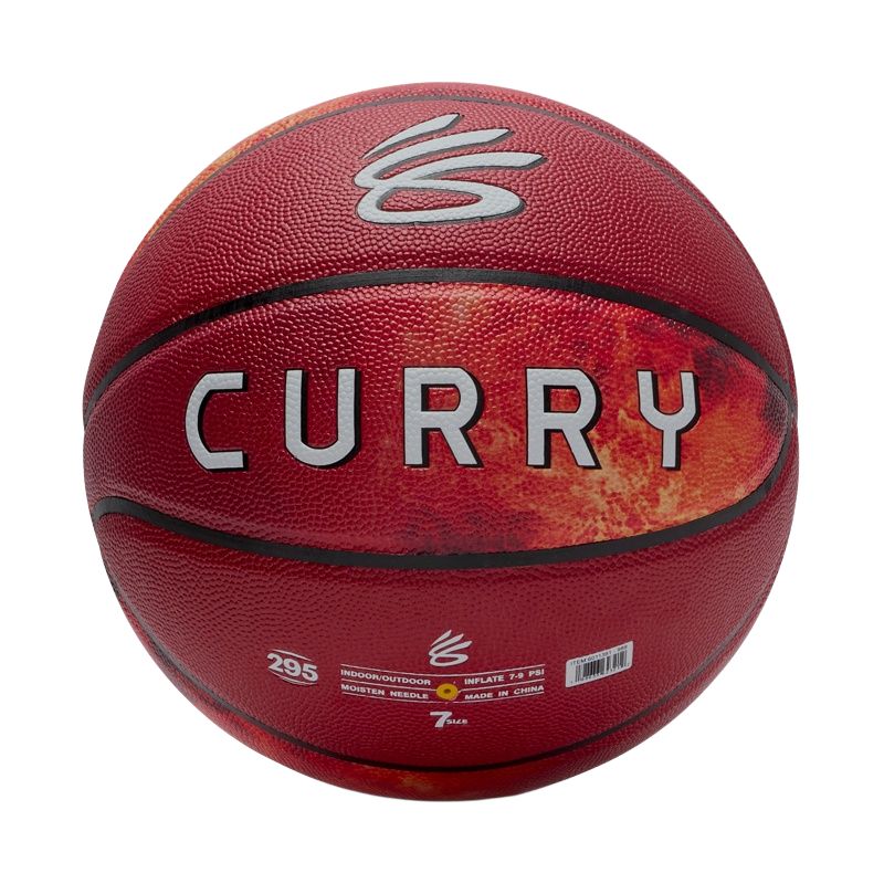 Under Armour CURRY 295 Nove Pu Basketball Red Collector’s Level Size 7 Ball Training Competition Unisex