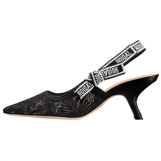 DIOR J'Adior Irregular Heel High Heels 6.5cm Women's Black