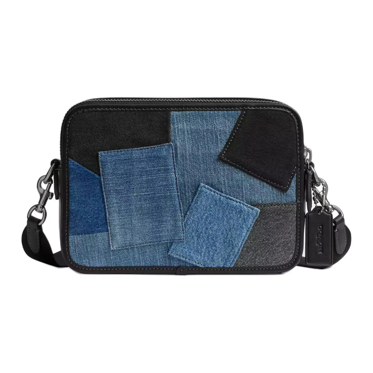 COACH Charter Denim Crossbody Bag, Shoulder Bag Medium Men's Multicolor