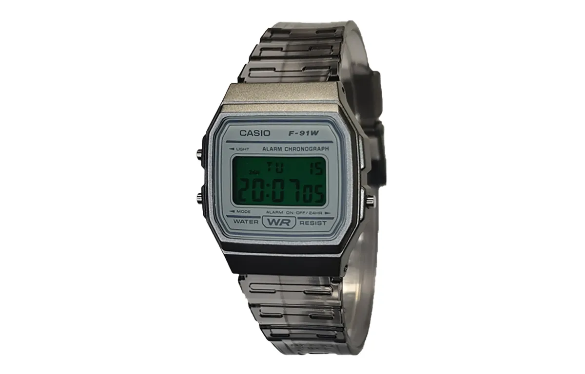 CASIO Custom Collection Quartz Movement Resin Strap Watch Men's Watches Gray Dial