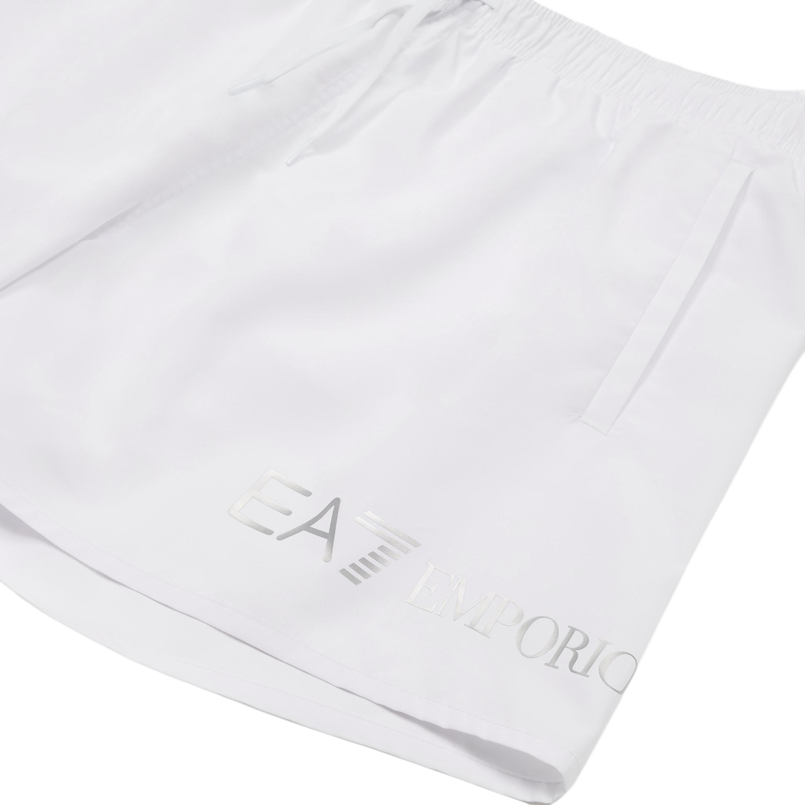 EMPORIO ARMANI EA7 Beach Shorts Men’s White