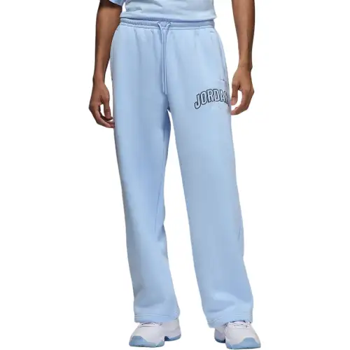 Jordan Brooklyn Fleece Pantalon Oversize À Ourlet Fendu Pour Homme Knitted Sweatpants Men's Hydro Blue/Sail White