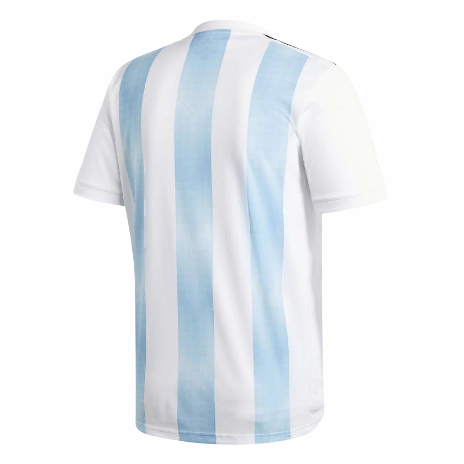 Мужская футболка adidas Argentina Home Jersey 2018 (бело-синяя) — фото 2
