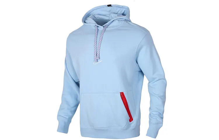 Nike Sweatshirts Men's Blue Hooded Moderate Regular