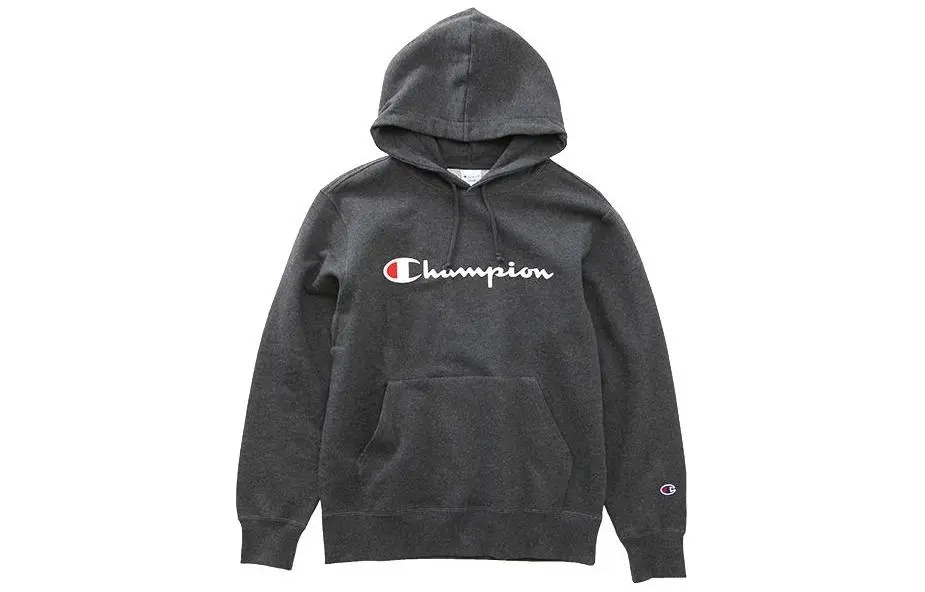 Champion Sweatshirt Japan Version Unisex Dark Gray Couple's