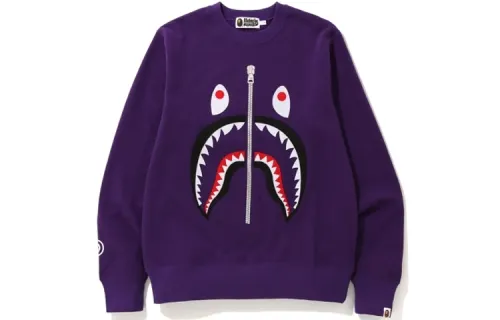 Bape Felt Shark Crewneck