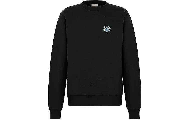 DIOR X Shawn Stussy Bee Embroidred Oversized Sweatshirt
