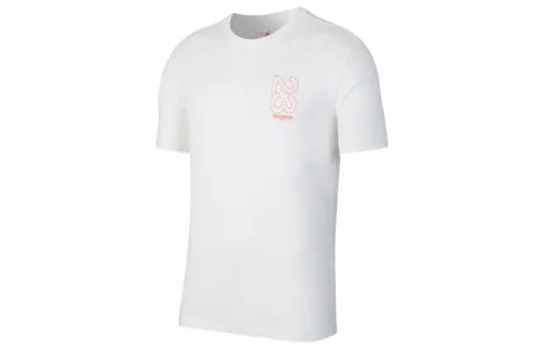 Jordan T Shirts Men's Crew Neck Moderate Straight Fit