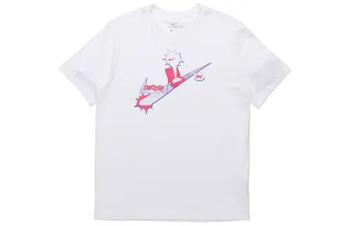 Nike T Shirts Men's Crew Neck Moderate Straight Fit