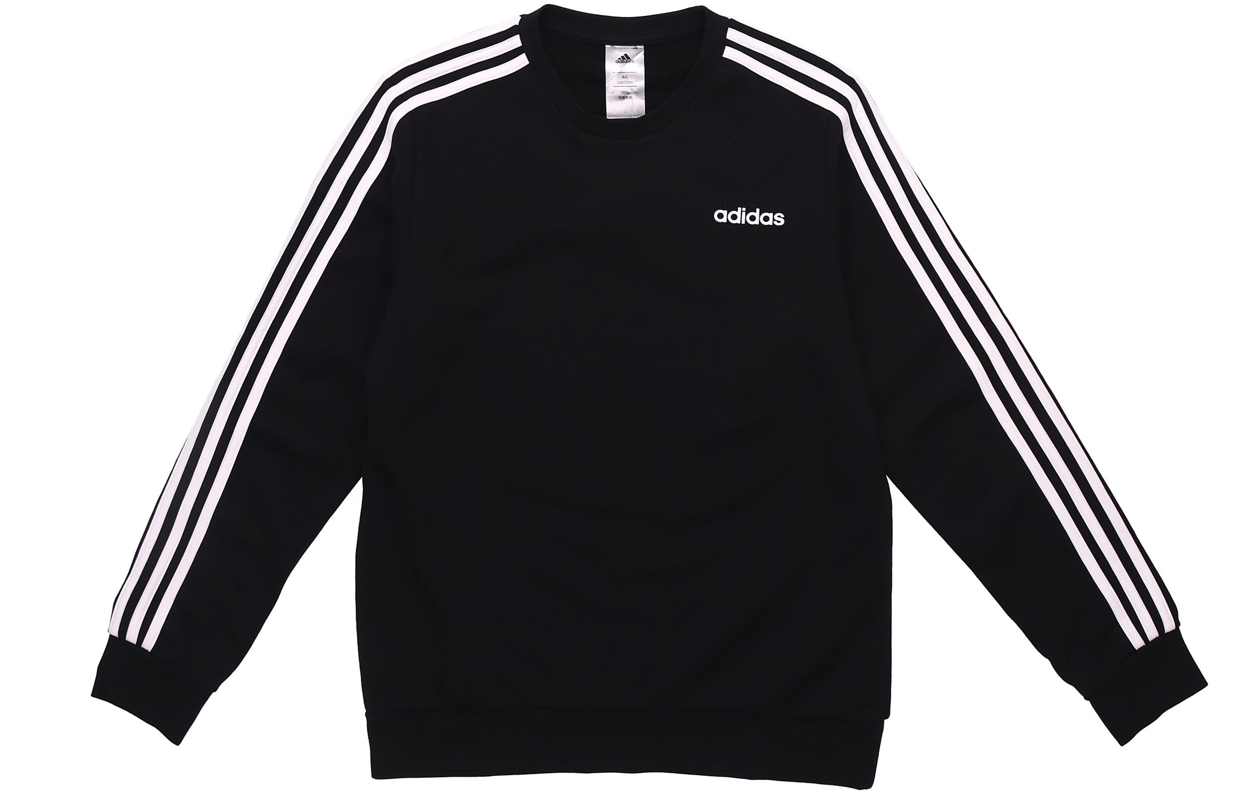 Adidas, sports suit for training, black sweatshirt