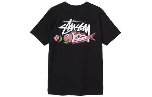 Stussy T Shirts Unisex Crew Neck Moderate Straight Fit