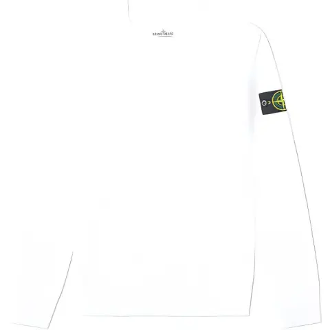 STONE ISLAND Sweatshirt Unisex Pure White