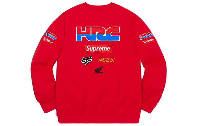Supreme X Honda Fox Racing Crewneck