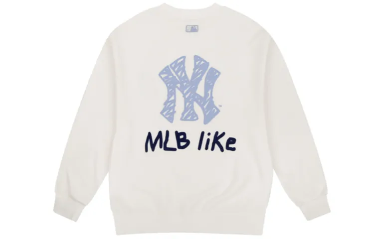 MLB Sweatshirt Unisex Ivory White