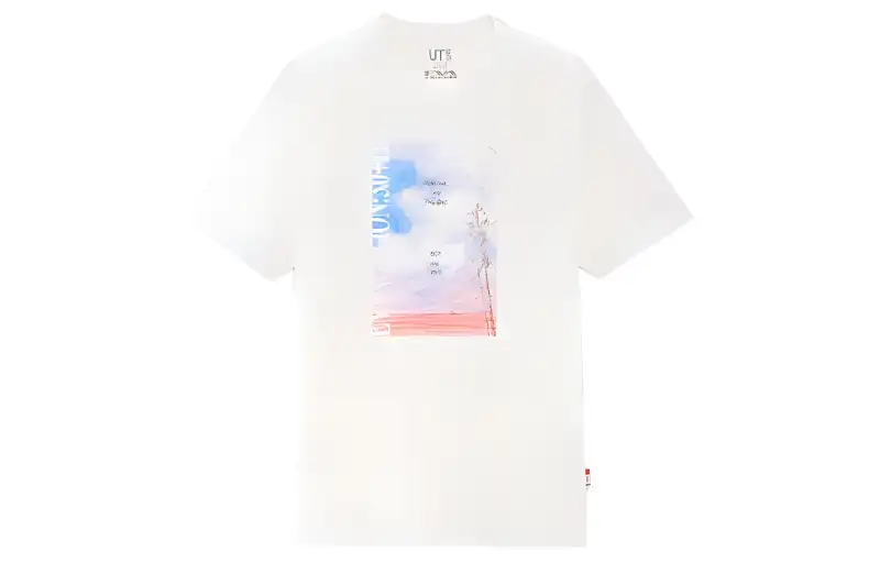 UNIQLO T Shirts Unisex Crew Neck Moderate Straight Fit