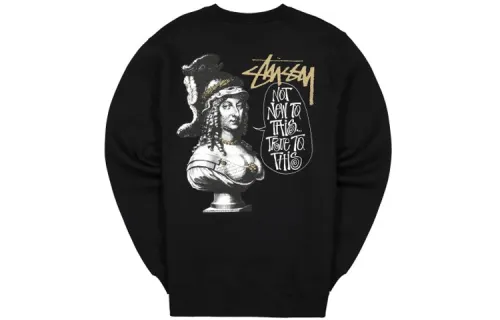 Stussy Sweatshirts Men's Crew Neck Moderate Regular