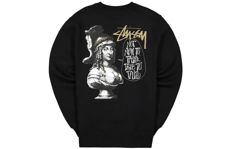 Stussy Sweatshirts Men's Crew Neck Moderate Regular