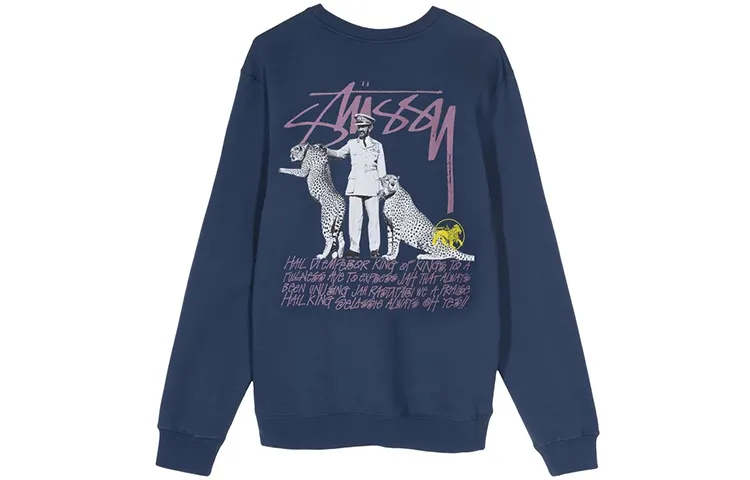 Stussy Sweatshirts Men's Crew Neck Moderate Regular
