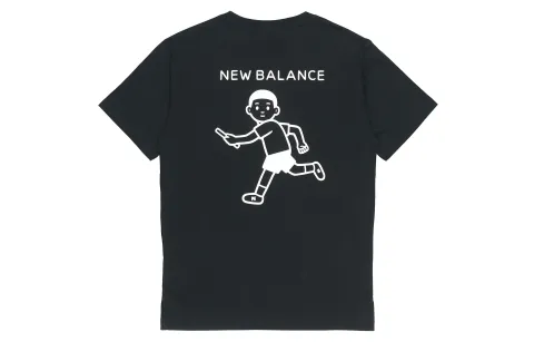 New Balance Noritake Collection T Shirt Unisex Black