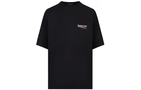 Balenciaga Logo Print T Shirt