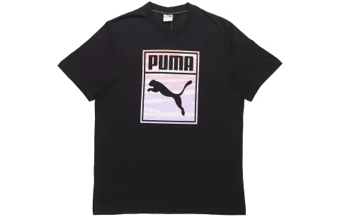 PUMA T-Shirts Men's Crew Neck Moderate Straight Fit