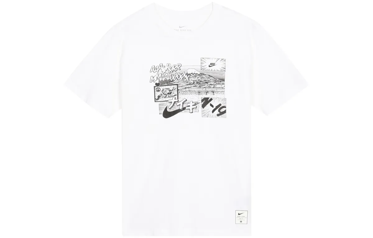 Nike Air Max T-Shirts Men's Crew Neck Moderate Straight Fit
