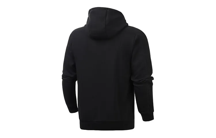 Adidas Sweatshirts Men's Black Hooded Moderate Regular