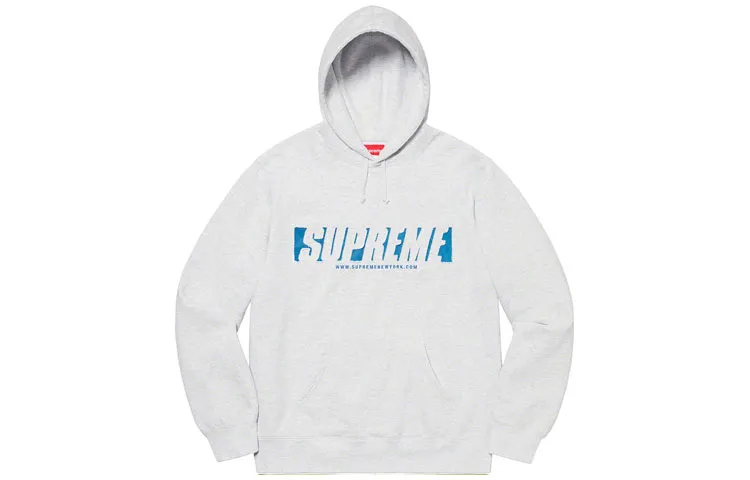 Supreme Reflective Cutout Hooded Sweatshirt