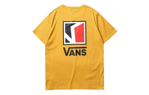 Vans T Shirts Unisex Crew Neck Moderate Straight Fit