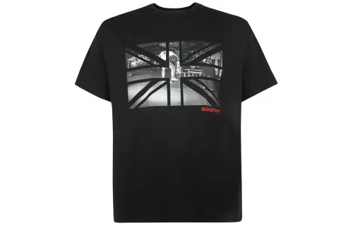 Burberry T Shirts Men's Crew Neck Moderate Straight Fit