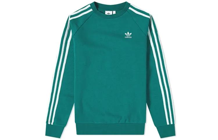 Adidas Originals 3 Stripes Sweatshirts Men's Crew Neck Moderate Regular
