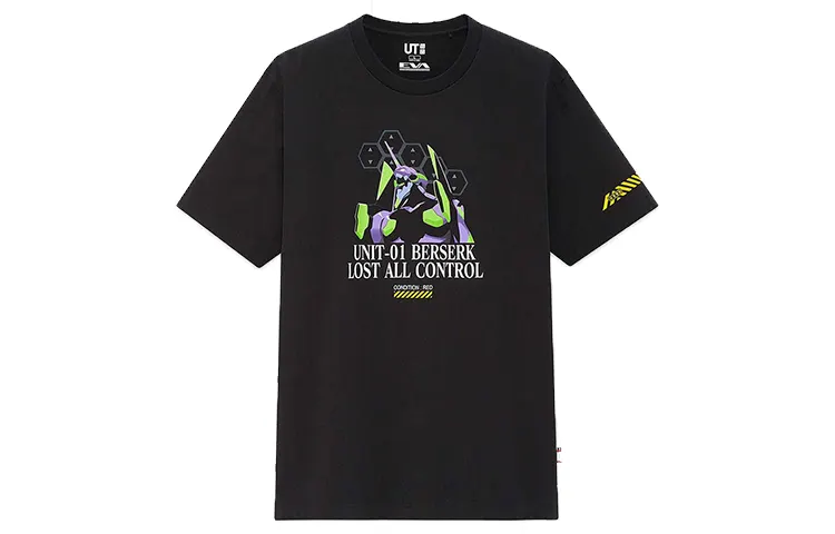 UNIQLO T Shirts Unisex Crew Neck Moderate Straight Fit