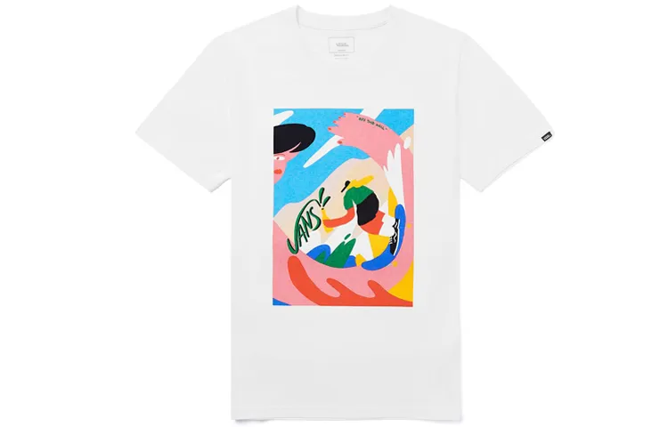 Vans Artist Men's Graphic Print Crewneck Tee White