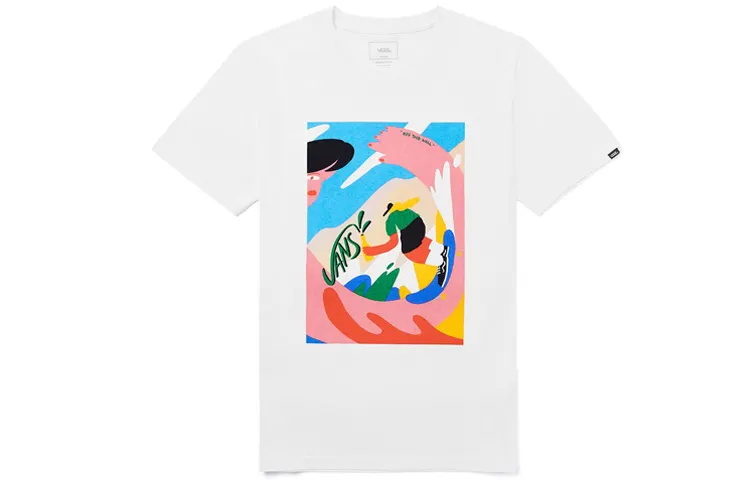 Vans Artist Men's Graphic Print Crewneck Tee White