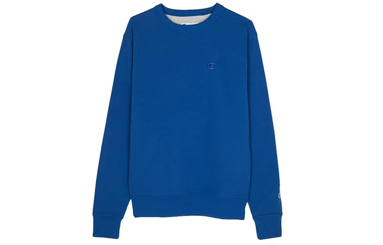 Champion Sweatshirt US Version Unisex Royal Blue